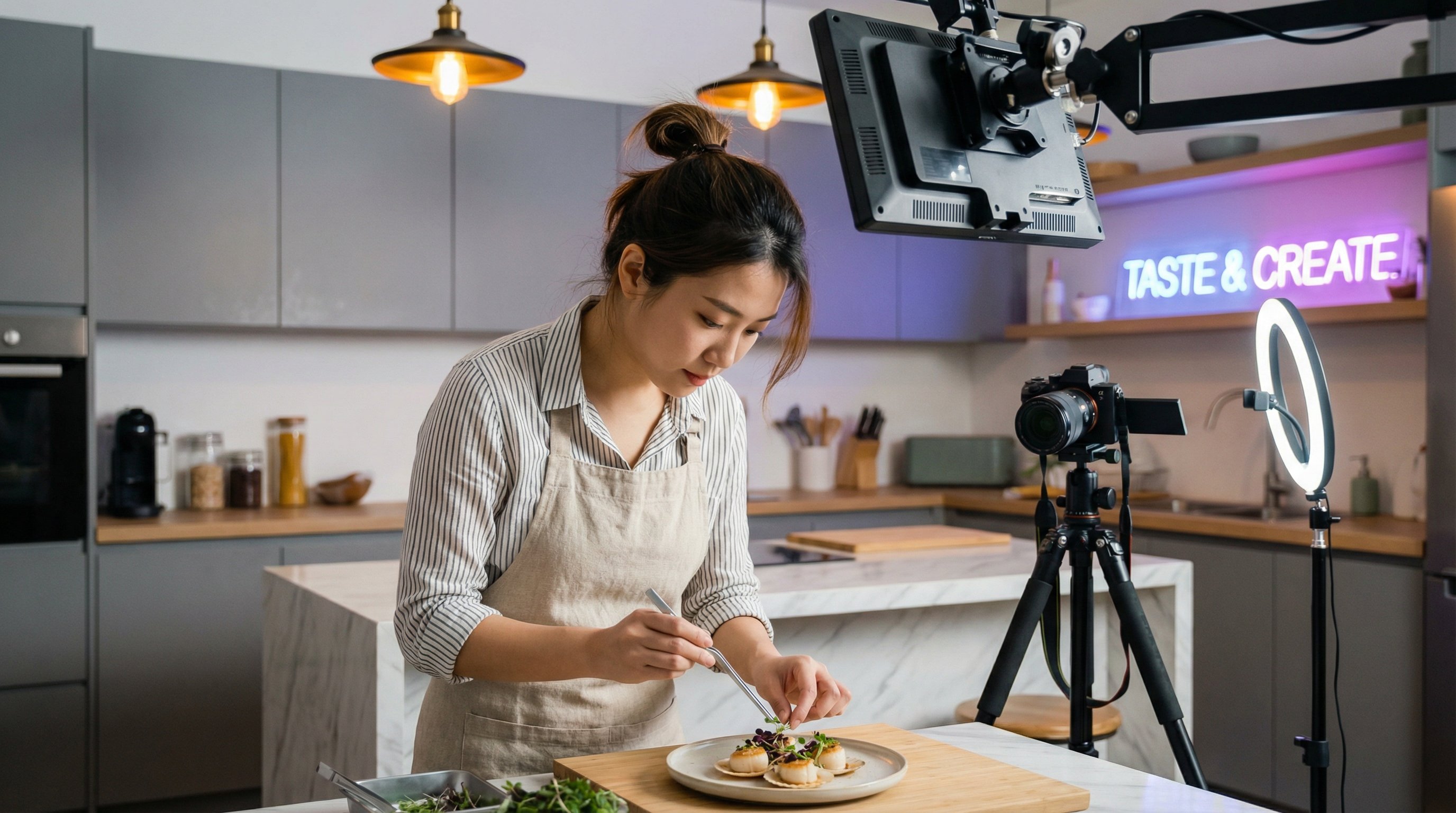 抖阴AI美食视频教程